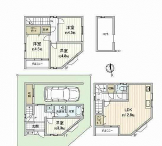 ４ＬＤＫ　間取り図