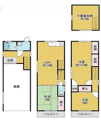 ３ＬＤＫ　間取り図