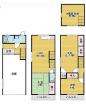 大阪市鶴見区浜３丁目　一戸建住宅の画像