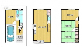 ４ＬＤＫ　間取り図