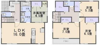 堺市西区平岡町の新築一戸建ての画像