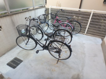 自転車置き場です。