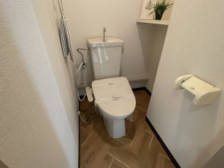 ゆったりとした空間のトイレです