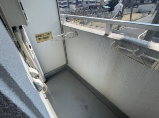 お洗濯にも便利なバルコニー付き