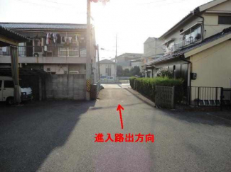 進入路で方向