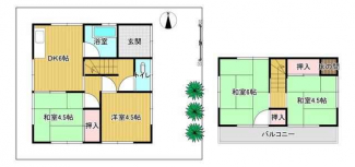 現存する建物の間取り