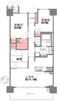 ３ＬＤＫ　間取り図