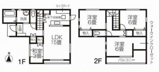 松山市越智２丁目の新築一戸建ての画像