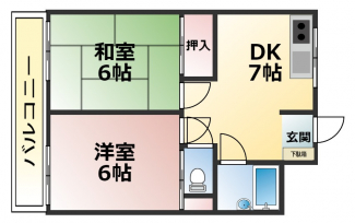 305号の間取り