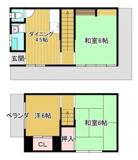 御幸東町貸家の画像