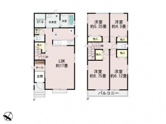 ２号棟間取り図です。