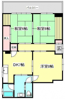 ２階間取り図（７５．０１㎡）