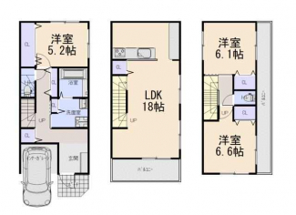 堺市西区浜寺南町１丁の新築一戸建ての画像