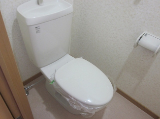 ゆったりとした空間のトイレです