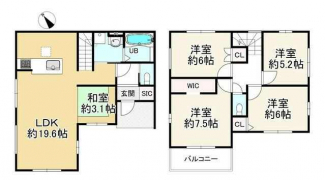 堺市堺区海山町４丁の新築一戸建ての画像