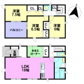 加東市山国の新築一戸建ての画像