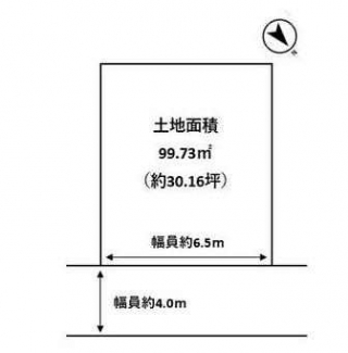 更地　整形地　建築条件なし売り土地