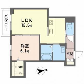 最上階角部屋です