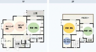 ３ＳＬＤＫの使いやすい間取りです。収納も各所にあるので、すっ