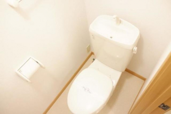 ゆったりとした空間のトイレです