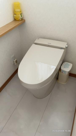 ２０１７年にタンクレスに交換　トイレ内も改修されています