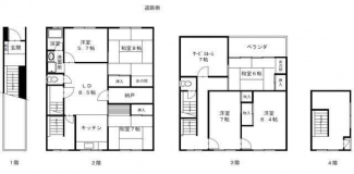 大阪市福島区福島８丁目の一戸建ての画像