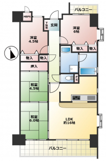 1306号室間取