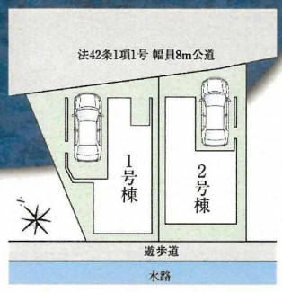 堺市北区金岡町の新築一戸建ての画像