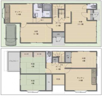 八尾市福万寺町南２丁目の中古一戸建ての画像