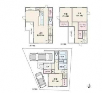 ３ＬＤＫ　間取り図