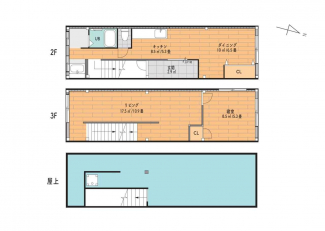 各空間がとても広くて快適です。