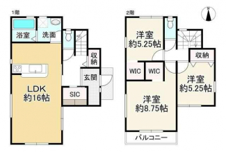 八尾市東山本町７丁目の新築一戸建ての画像