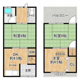 大阪市住之江区粉浜西２丁目の一戸建ての画像