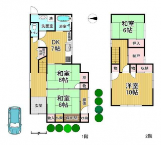 岸和田市上松町の中古一戸建ての画像