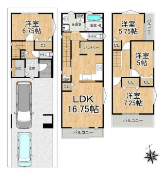 大阪市住之江区東加賀屋３丁目の画像