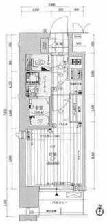 ６階部分の南西角部屋南向きバルコニーにつき、陽当り・通風良好