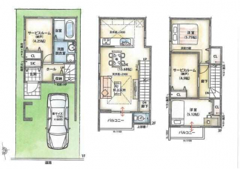 ４ＬＤＫ　間取り図