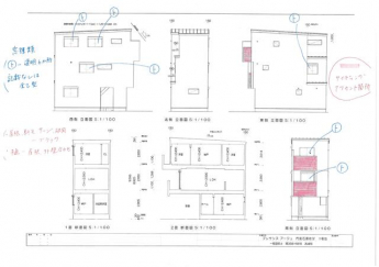 建物　立面図