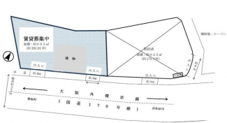 貝塚市地藏堂の事業用地の画像