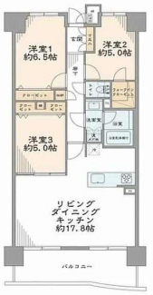 ３ＬＤＫ　間取り図