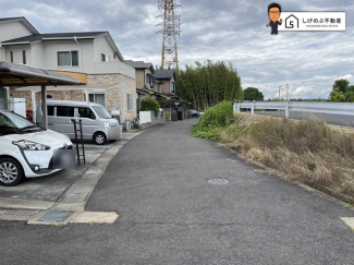 前面道路です。