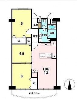 ３ＬＤＫ　間取り図