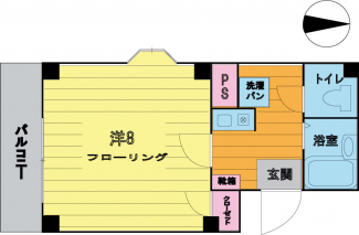 出窓付きの洋室８畳はゆとりがあります。