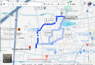 四條畷市立岡部小学校まで950m