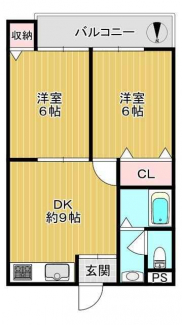 リフォーム済。気持ちよくご入居いただけます。採光豊かな南向き