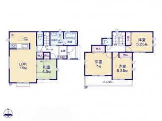 １号棟・間取り図