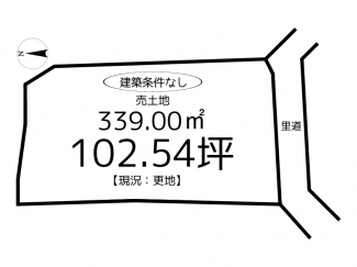 土地部分間取り