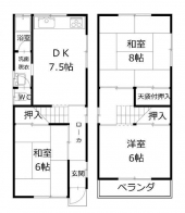 枚方市茄子作１丁目の一戸建ての画像