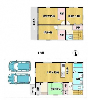 ４ＬＤＫ　間取り図