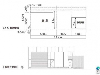 泉佐野市新安松２丁目の倉庫の画像